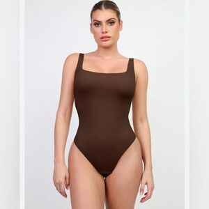 Chic Brown Bodysuit for Women